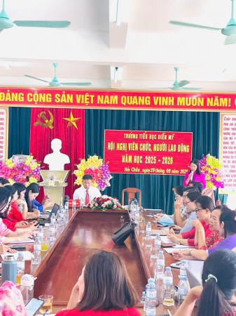 HỘI NGHỊ VIÊN CHỨC, NGƯỜI LAO ĐỘNG NĂM HỌC 2025 - 2026